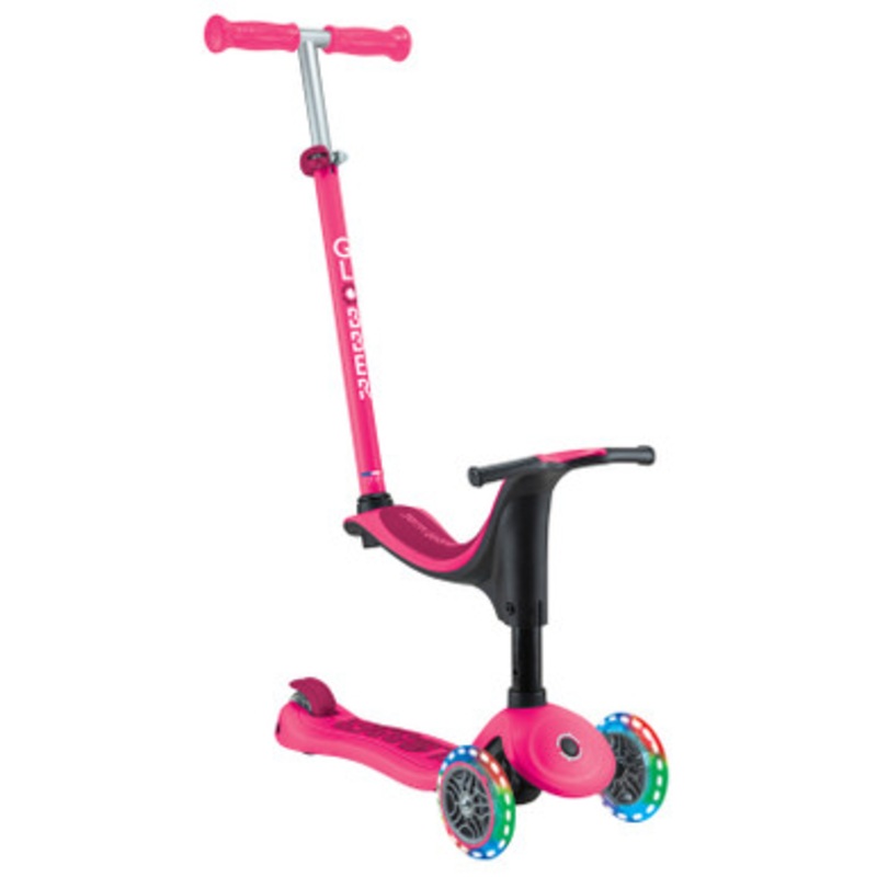 Globber GO UP SPORTY Lights V2 – Fuschia