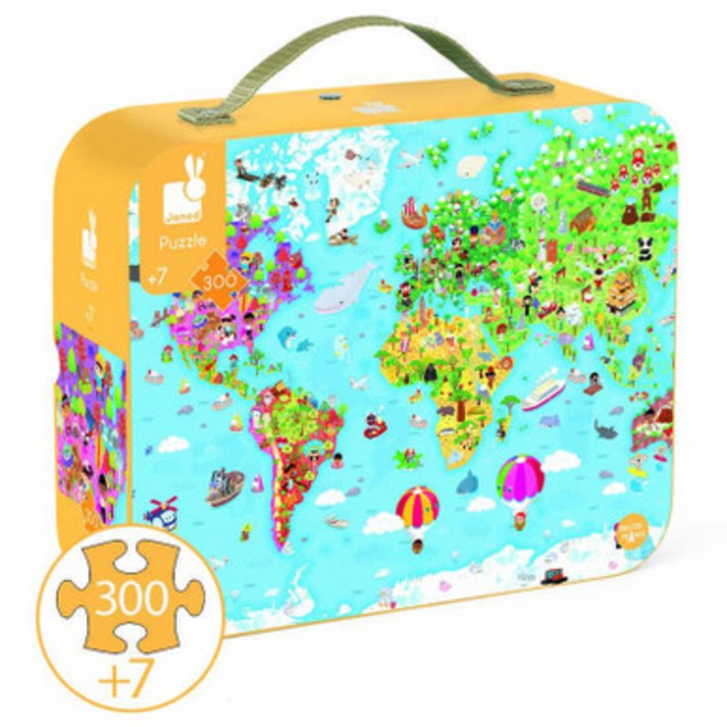 Janod – World Giant Puzzle 300pc
