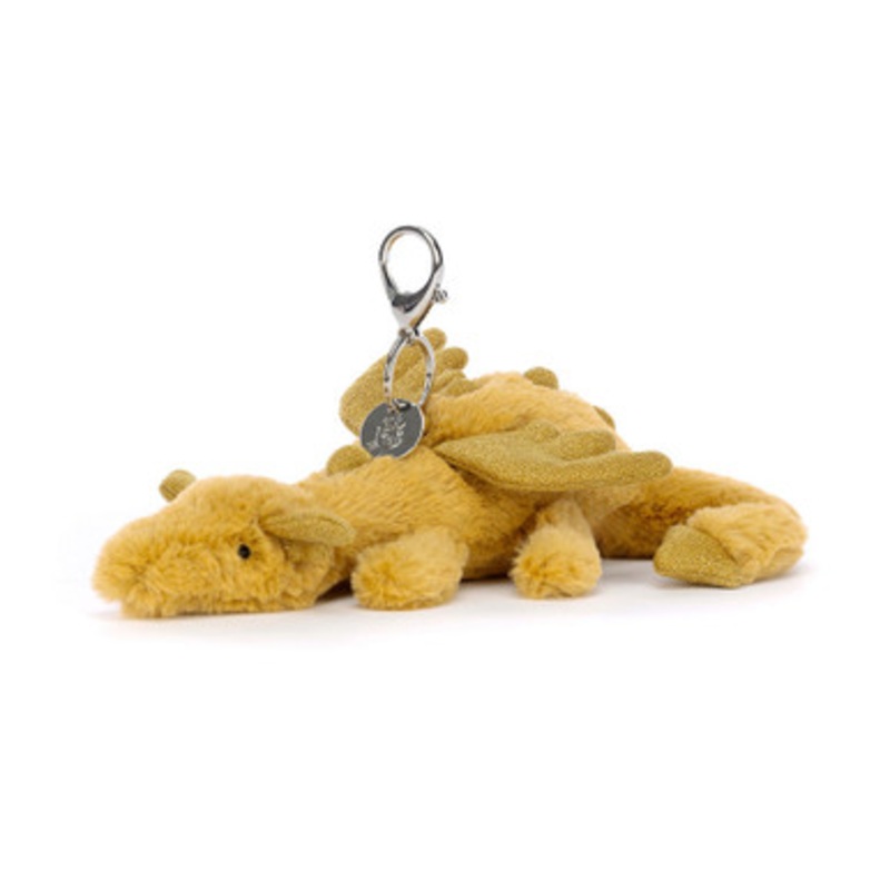 Jellycat – Golden Dragon Bag Charm