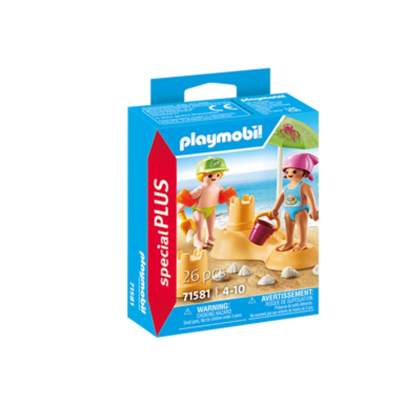 Playmobil – Special Plus – Kids with Sand Castle 71581
