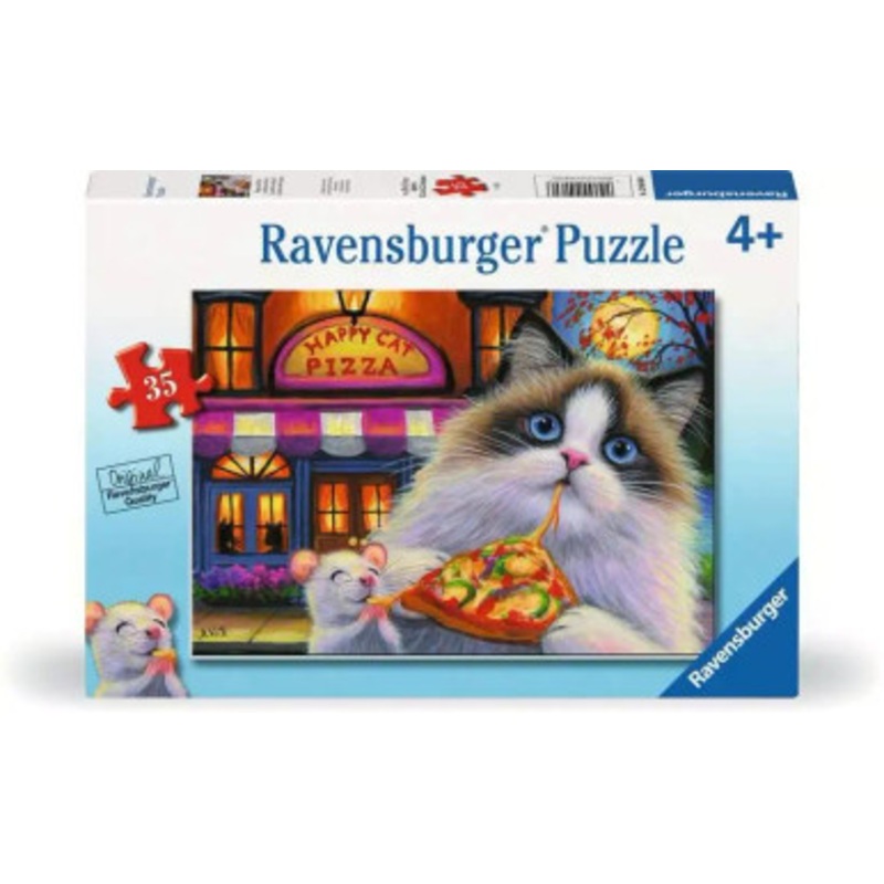 Ravensburger 35pc – Happy Cat Pizza Puzzle