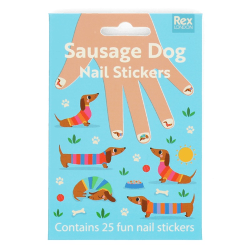 Rex London – Nail Stickers – Sausage Dog