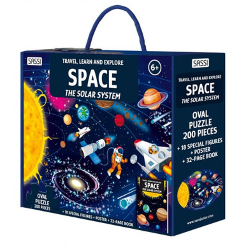 Sassi – Travel, Learn and Explore – Space Puzzle 200pc