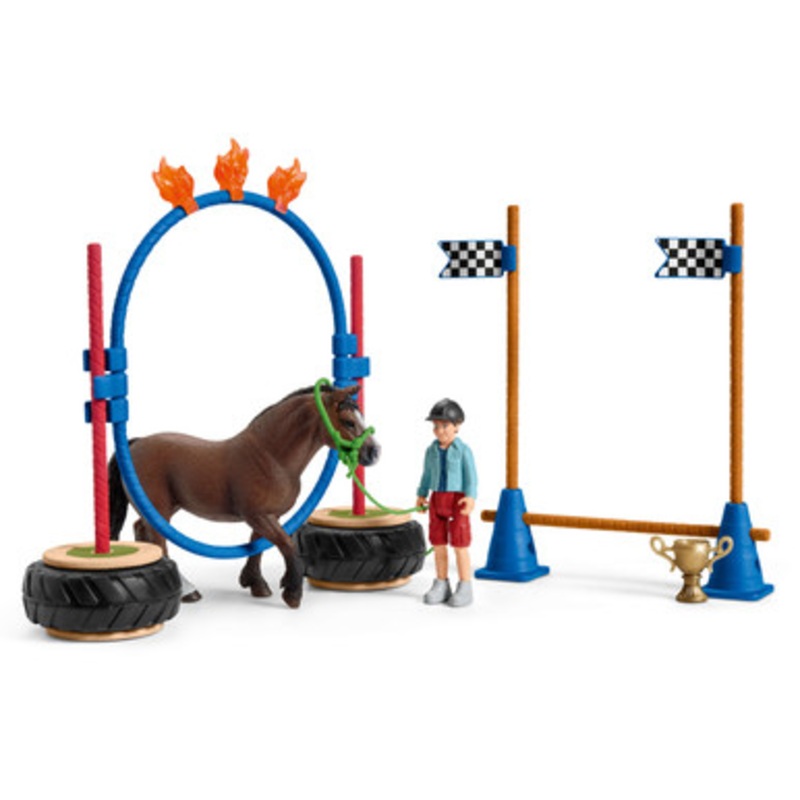 Schleich Farm World – Pony Agility Race 42482 **Minor Box Damage**