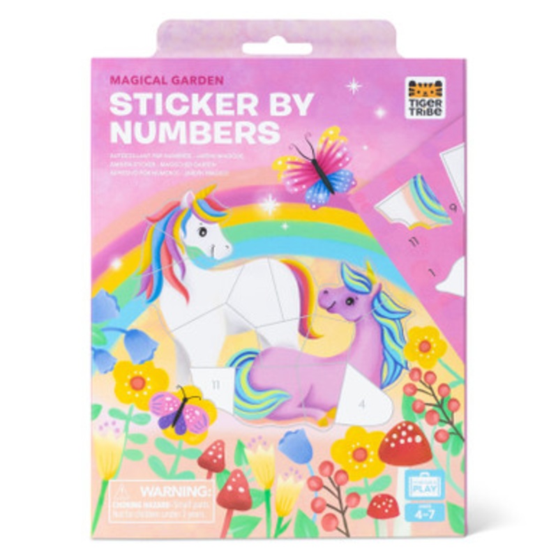 Tiger Tribe – Sticker by Numbers – Magical Garden
