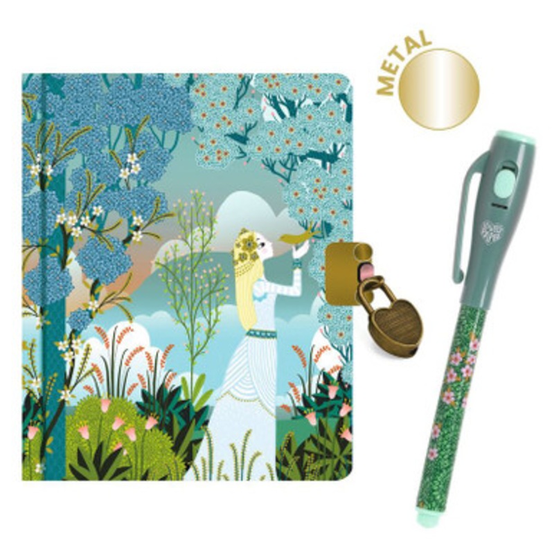 Djeco – Charlotte Little Secret Notebook with Magic Pen