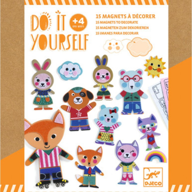 Djeco – Do It Yourself – Funky Family Magnets
