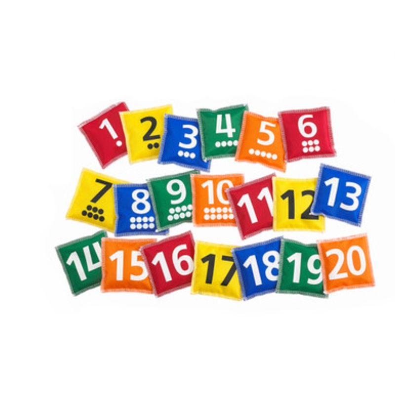 edx Education – Number Bean Bags – Numbers 1-20
