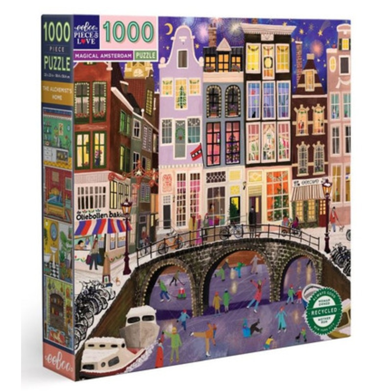 eeBoo 1000pc – Magical Amsterdam Puzzle