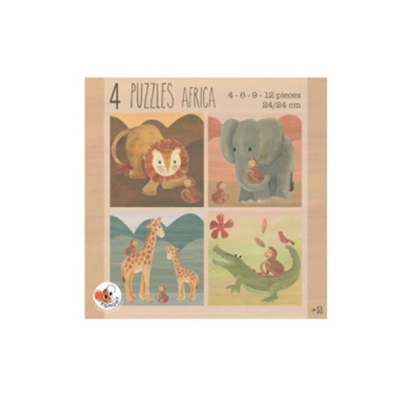 Egmont Toys – African Animals Progressive Puzzles