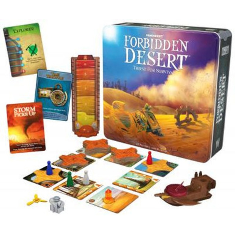 Forbidden Desert- by Gamewright (Damaged Tin Packaging)
