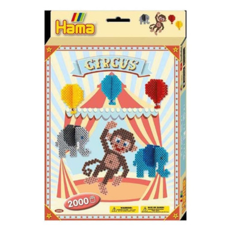 Hama Beads – Small Gift Box – Circus