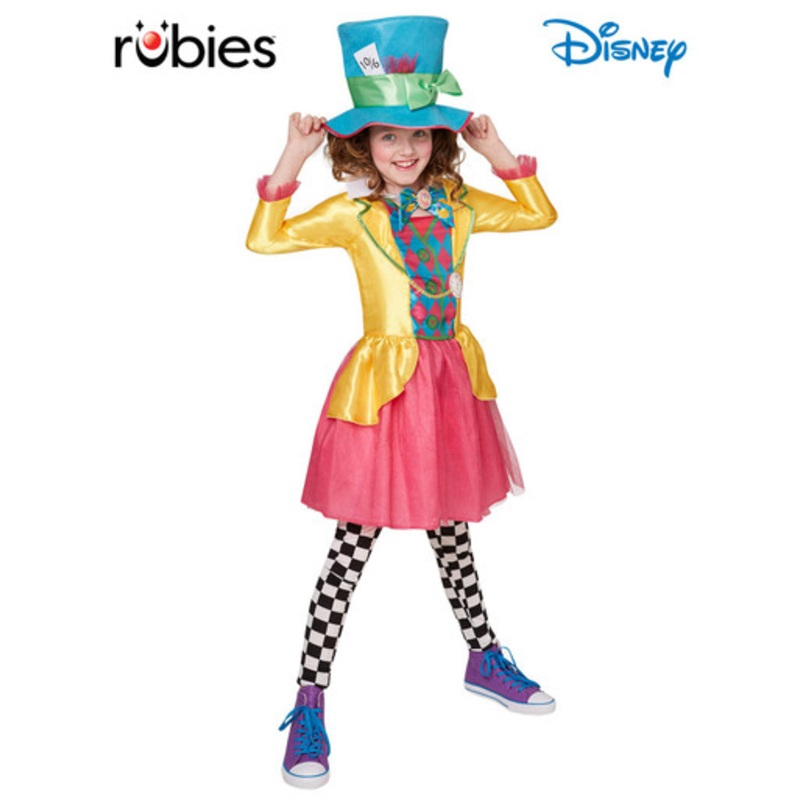 Mad Hatter Girls Deluxe Costume (9-10 years)