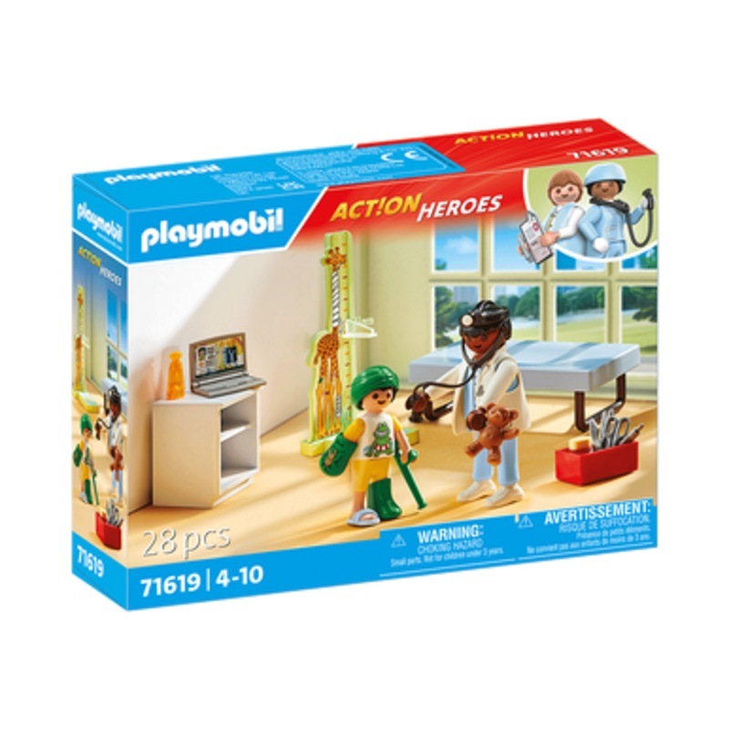 Playmobil – Action Heroes – Pediatrician with Teddy Bear