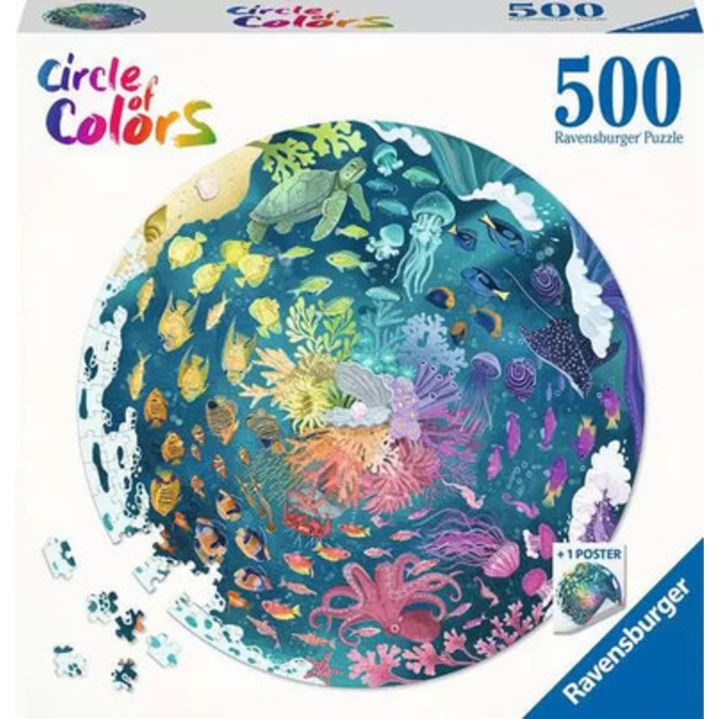 Ravensburger 500pc – Circle of Colors Ocean Puzzle
