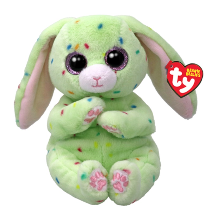 TY Beanie Bellies Regular – Fern the Green Bunny
