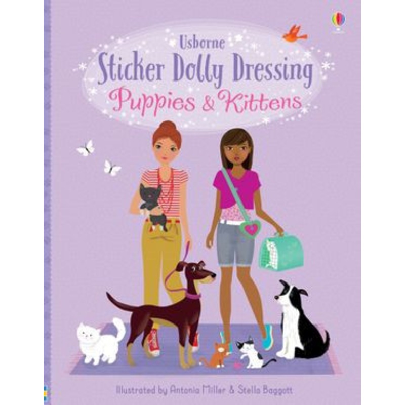 Usborne – Sticker Dolly Dressing – Puppies and Kittens