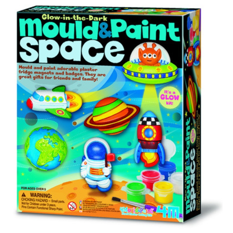 4M – Mould & Paint – Glow-In-The-Dark Space