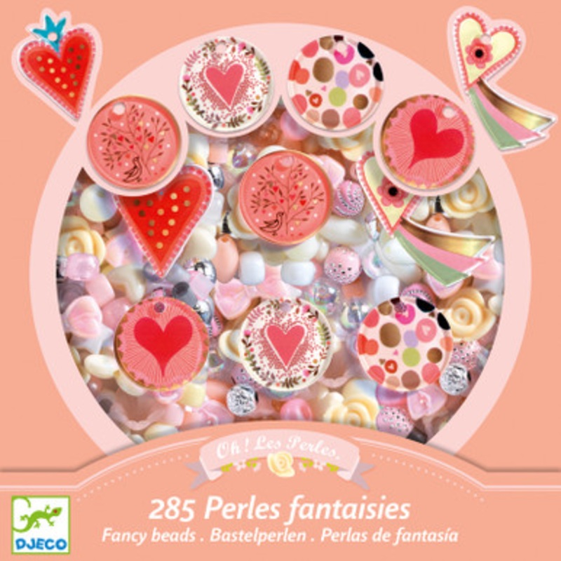 Djeco – Fancy Beads – Hearts