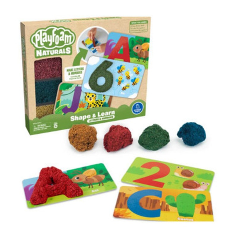 Educational Insights – Playfoam Naturals Shape & Learn Letters & Numbers
