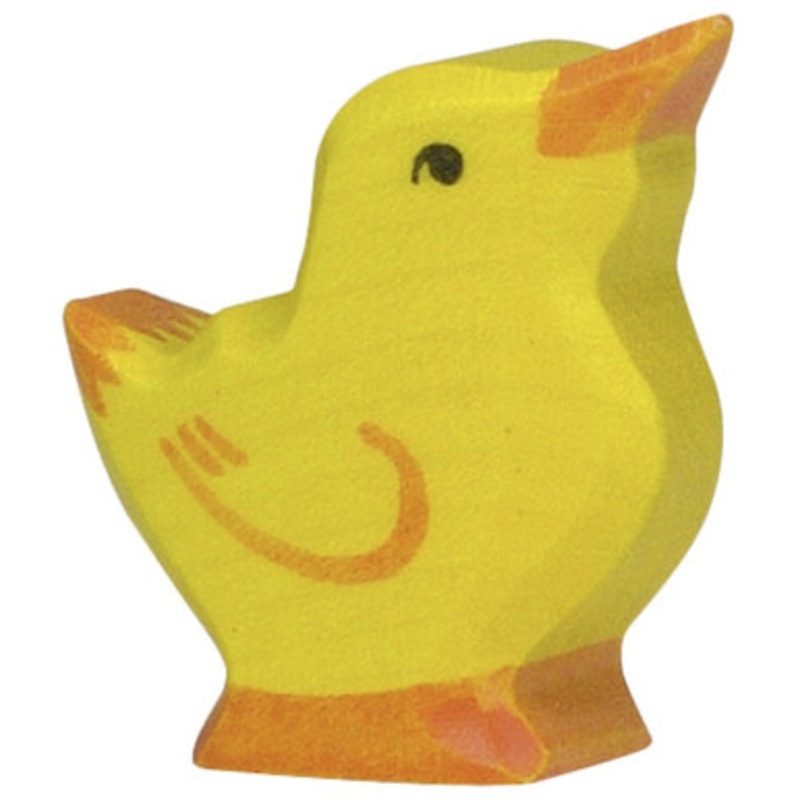 Holztiger – Chick with Head Raised