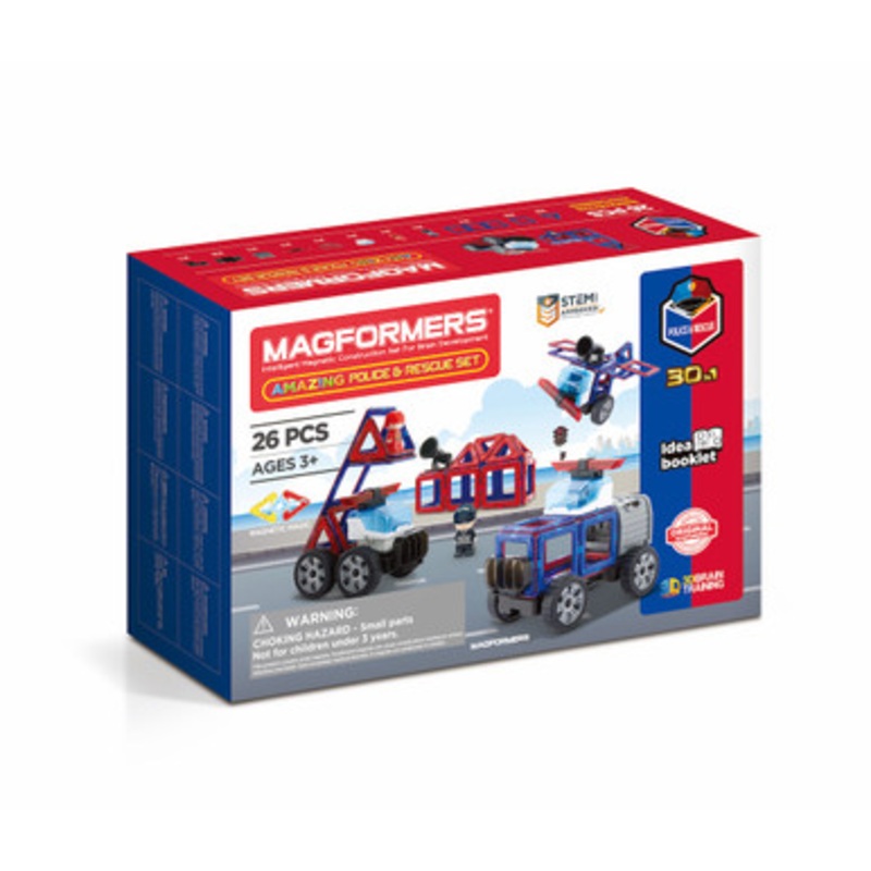Magformers – Amazing Police & Rescue Set 26pc 717001