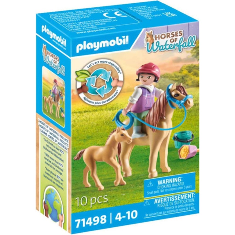 Playmobil – Horses of Waterfall – Child with Pony and Foal  71498