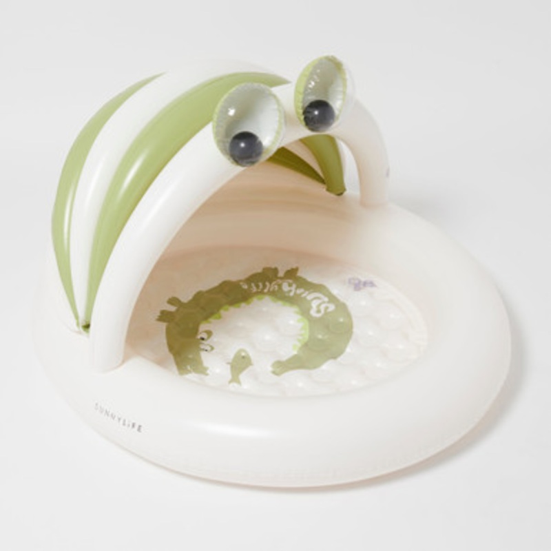 Sunnylife – Kids Inflatable Pool – Cookie the Croc Khaki