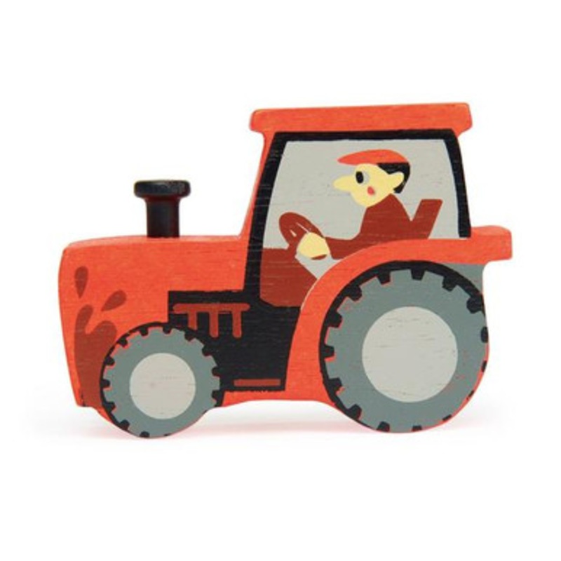 Tender Leaf Toys –  Mini Wooden Tractor