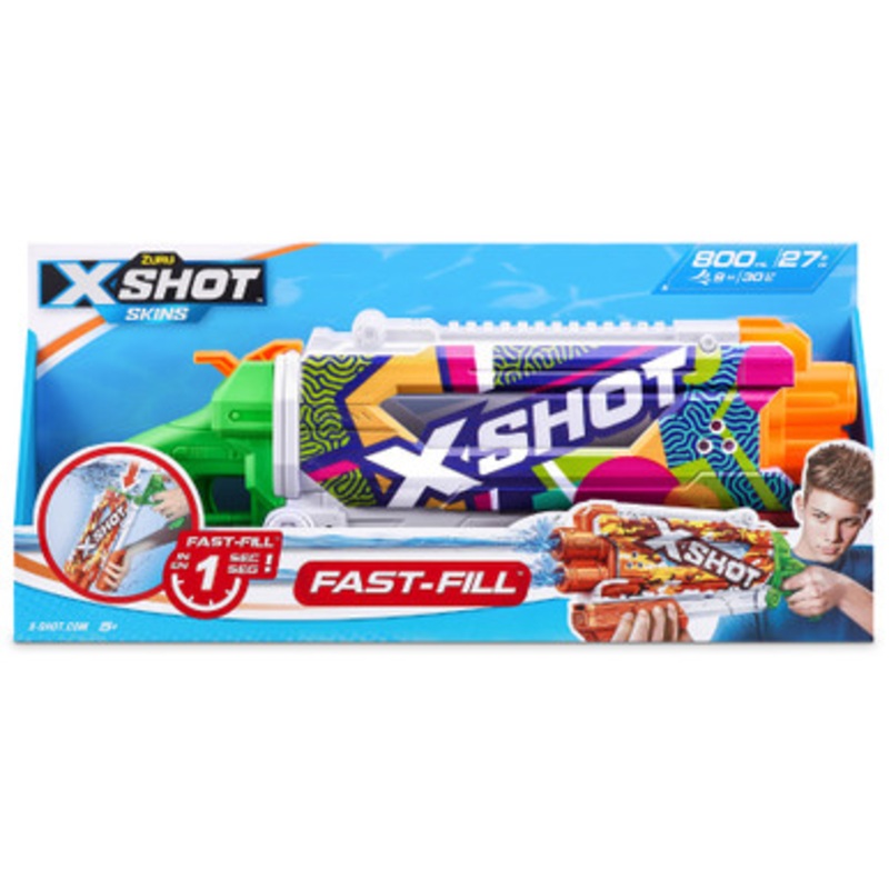 Zuru XSHOT Fast Fill Skins Water Gun – Pump Action Ripple