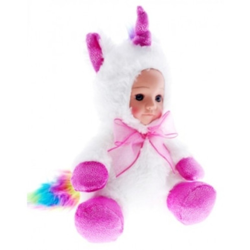 Cotton Candy – Fur Baby Sparkle/Glitter Unicorn (25cm)