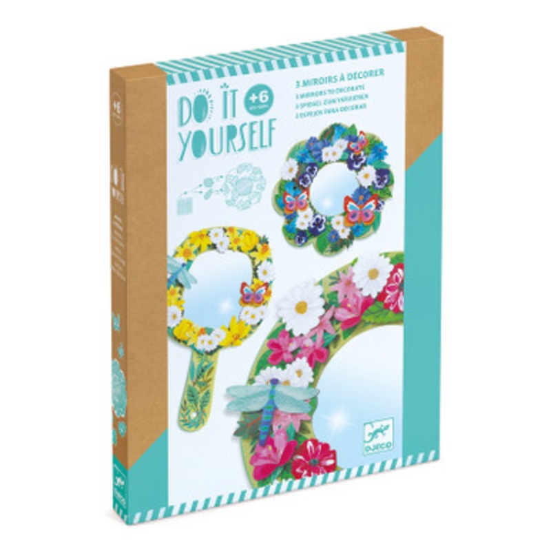 Djeco Do It Yourself – Pretty Flowers Mirrors