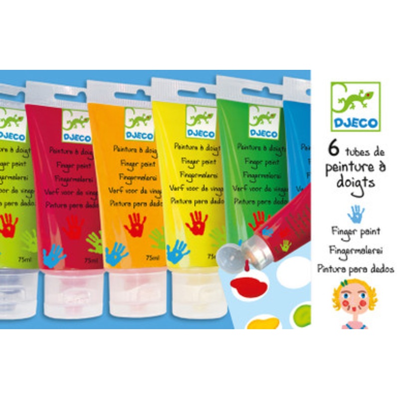 Djeco – Finger Paint Tubes