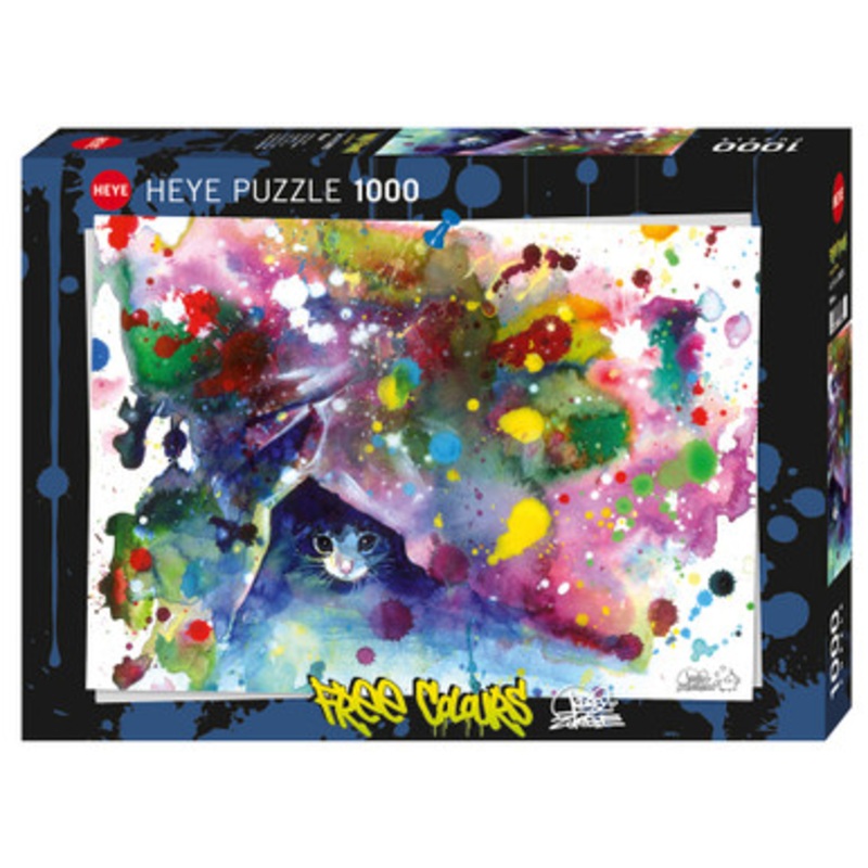 Heye 1000pc – Free Colours Meow Puzzle