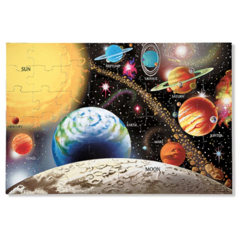 Melissa & Doug – Solar System Floor Puzzle – 48 Pieces