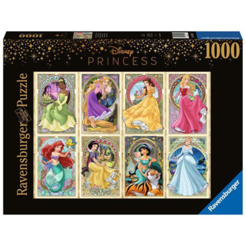 Ravensburger 1000pc – Disney Art Nouveau Princesses Puzzle