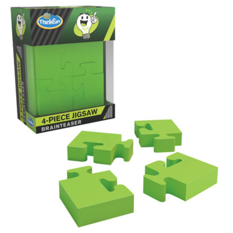 ThinkFun 4-Piece Jigsaw Brainteaser 4 Piece Jigsaw Puzzle