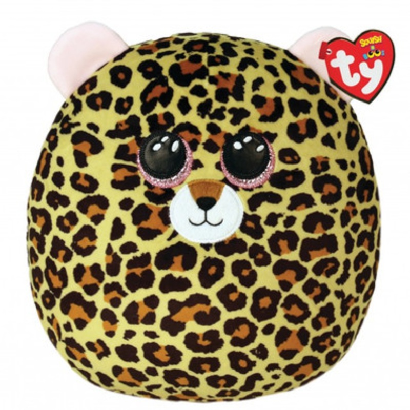 TY Squishy Beanies – Livvie the Leopard Large 35cm