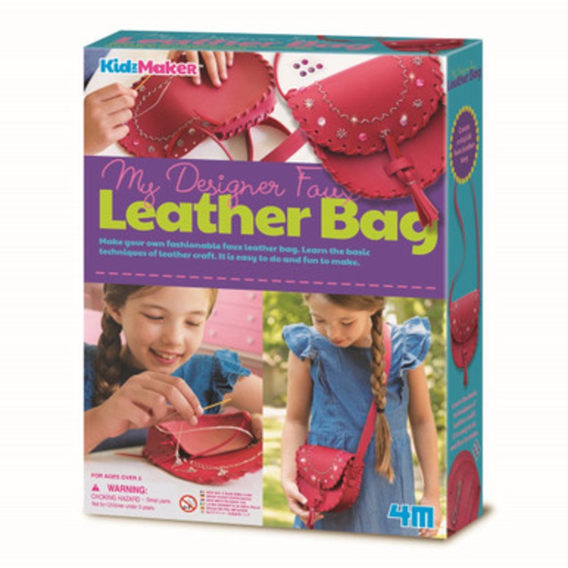 4M – KidzMaker – My Designer Faux Leather Bag