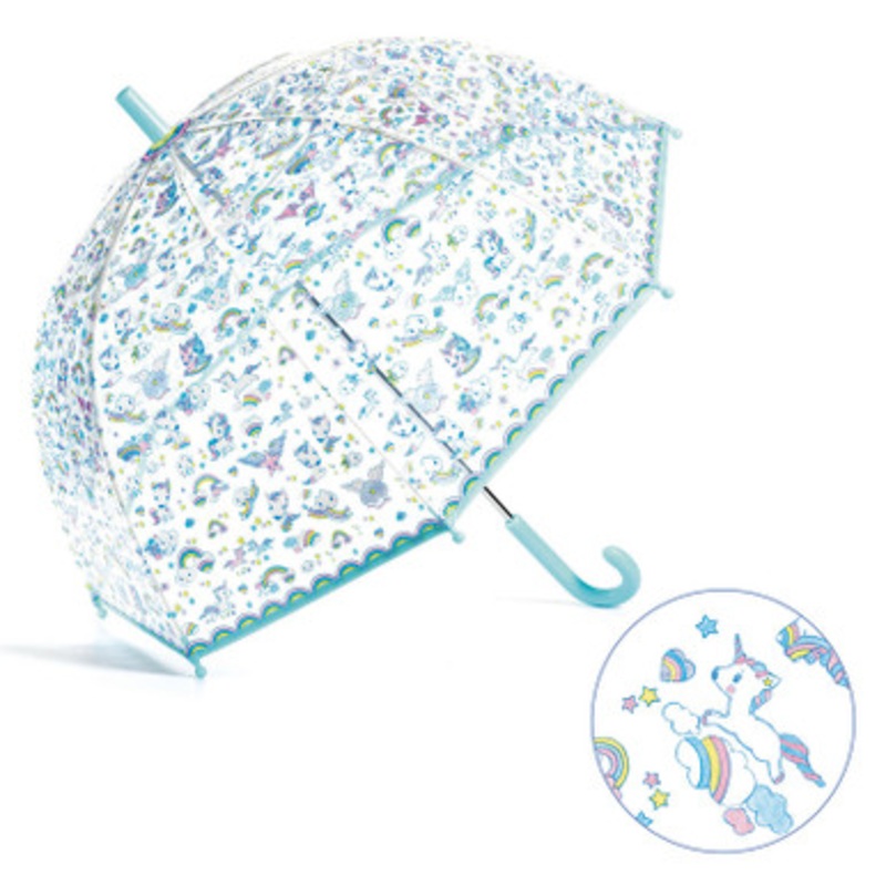 Djeco – Unicorn PVC Child Umbrella