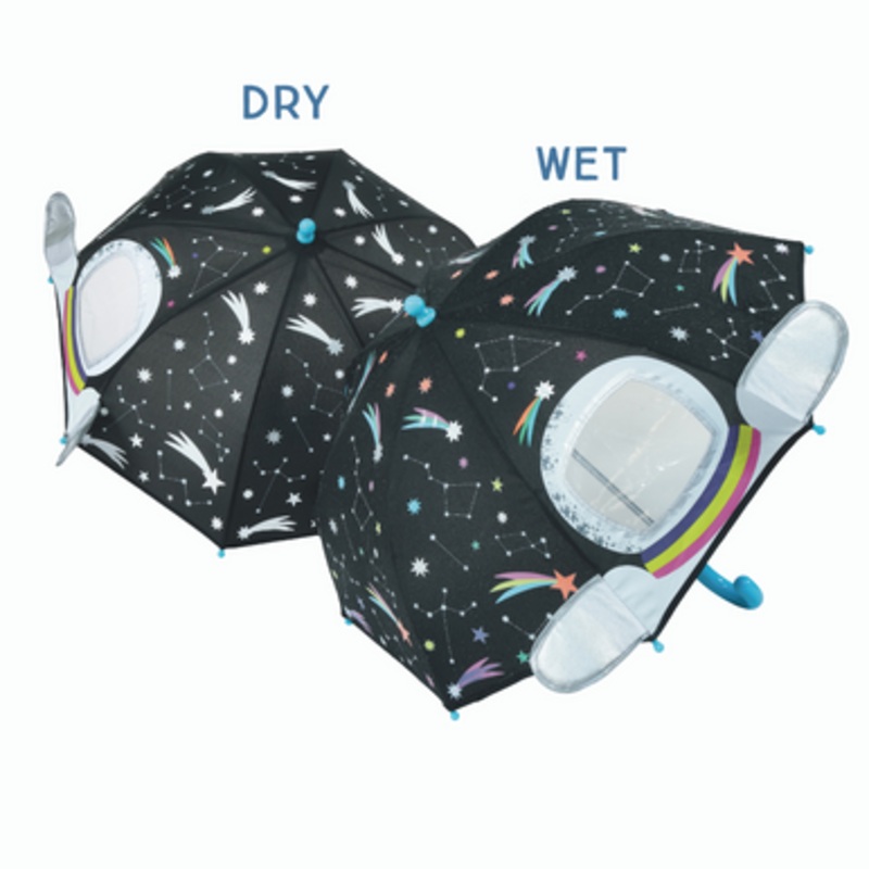 Floss & Rock Colour Changing 3D Umbrella – Space