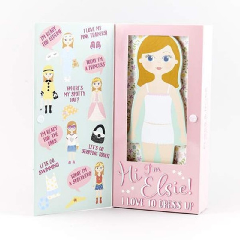 Floss & Rock Wooden Magnetic Dress up – Elsie
