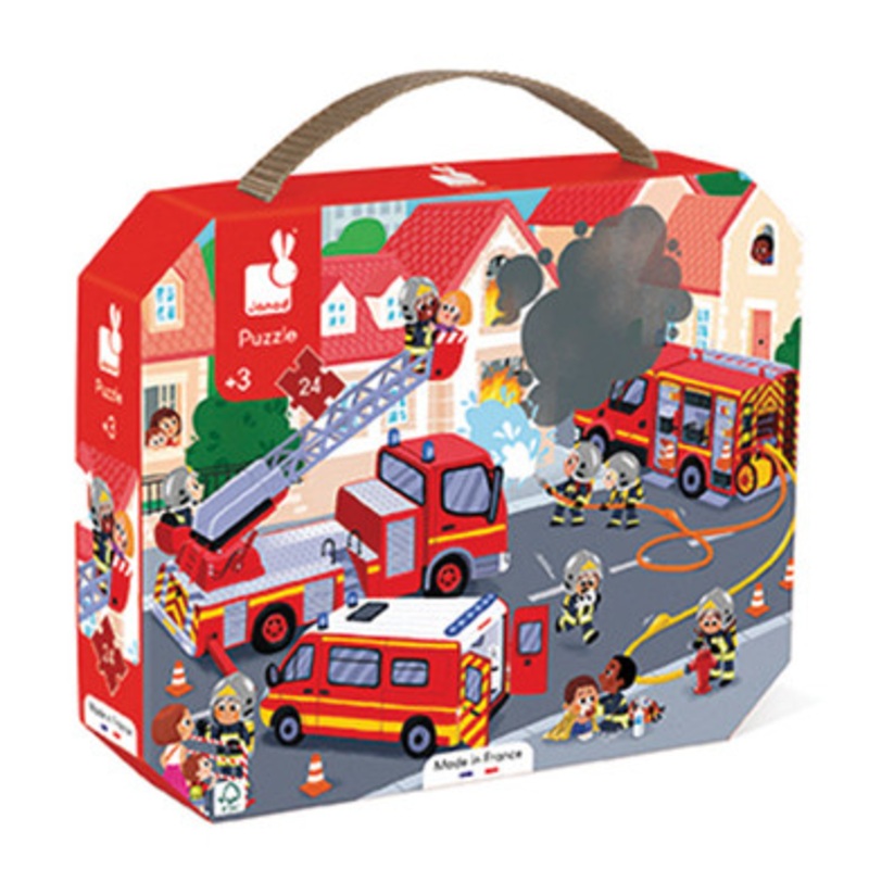 Janod – Firemen Puzzle – 24pc