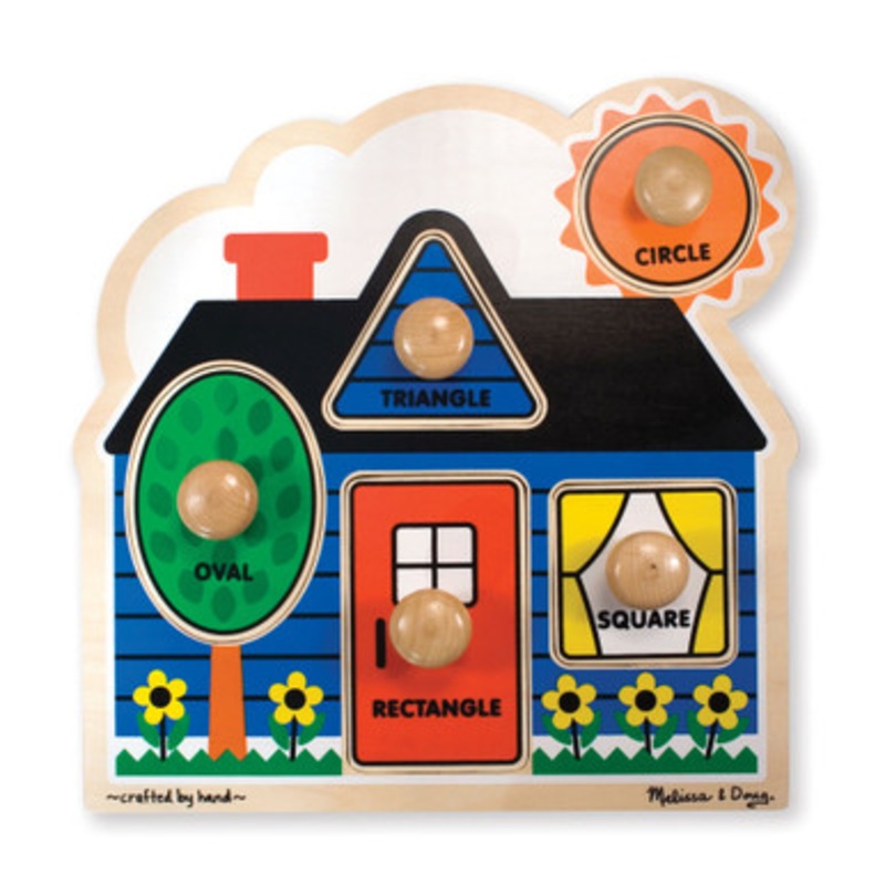 Melissa & Doug – First Shapes Jumbo Knob Puzzle