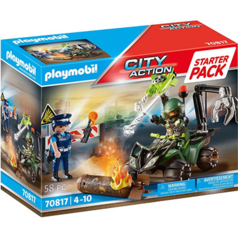 Playmobil City Action – Starter Pack: Police Bomb Squad Training | 70817