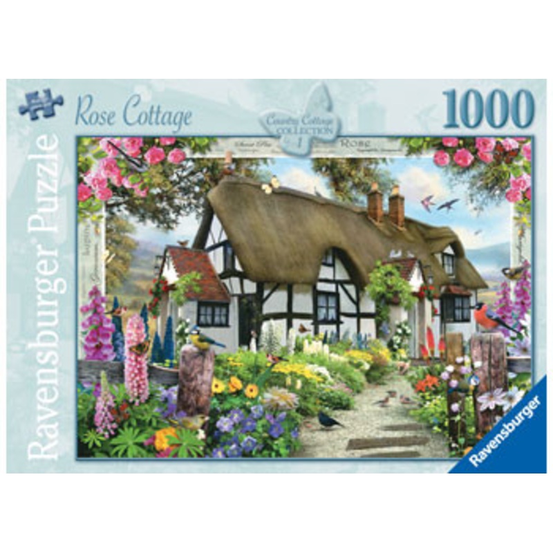 Ravensburger 1000pc – Rose Country Cottage Puzzle