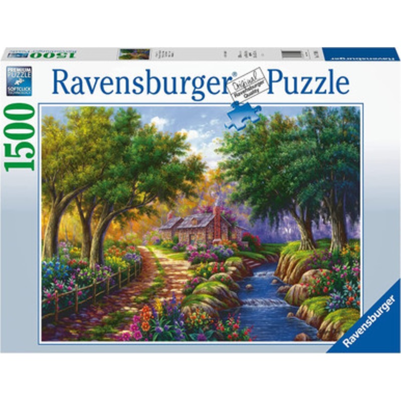 Ravensburger 1500pc – Cottage by the River Puzzle