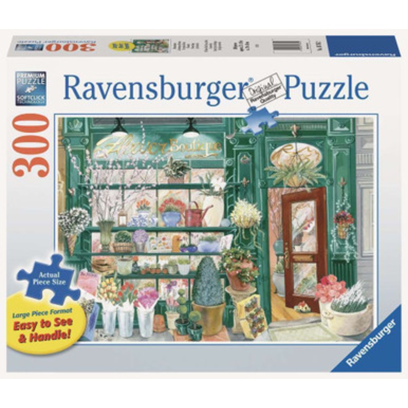 Ravensburger 300pc – Flower Shop  Large Format Puzzle