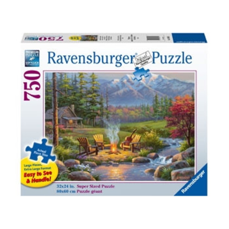 Ravensburger 750pc – Riverside Livingroom Large Format Puzzle