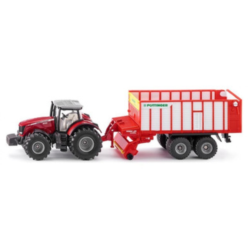 Siku – 1987 – Massey Ferguson with Jumbo Pottinger – 1:50 Scale